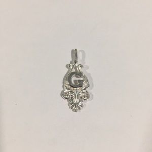 Sterling Silver Initial Letter G Pendant Charm